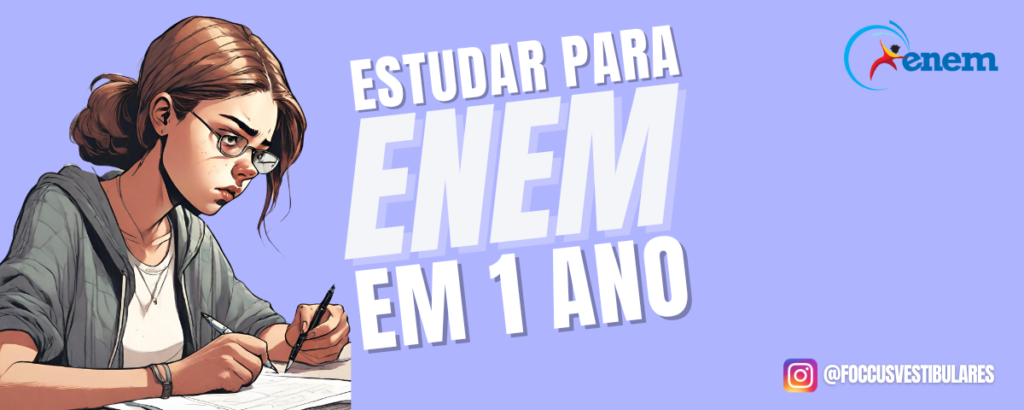 estudar enem 1 ano